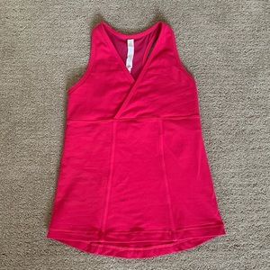 Lululemon pink workout tank